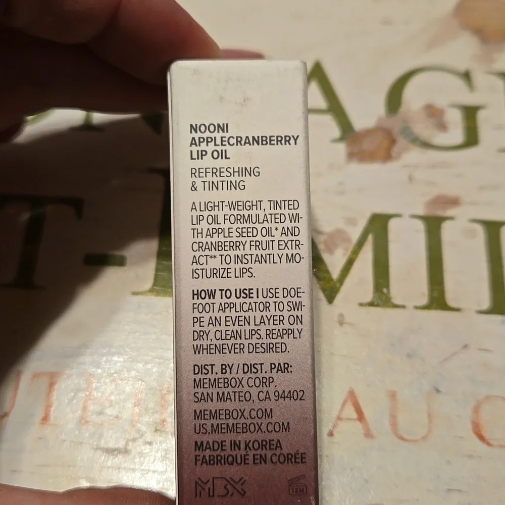Nooni - Applecranberry lip oil